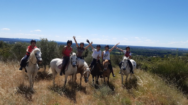stage d'équitation pendant les vacances au haras de lagnes