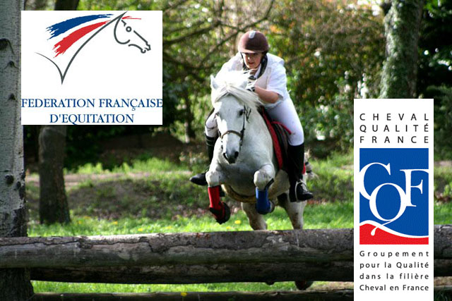 label de la fédération française d'équitation du haras de lagnes